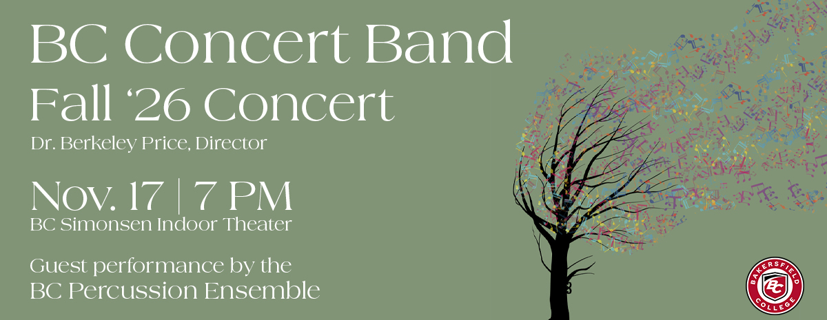 BC Concert Band Fall '26 Concert: New Beginnings